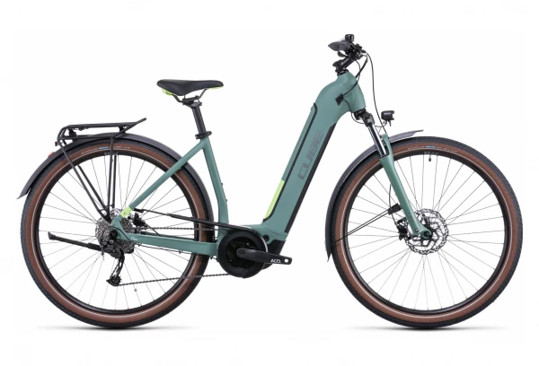 Vélo De Ville Électrique Cube Touring Hybrid One 625 Easy Entry Shimano Alivio 9V 625 Wh 700 Mm Vert Sharp 2022 13 Vélo De Ville Électrique Cube Touring Hybrid One 625 Easy Entry Shimano Alivio 9V 625 Wh 700 Mm Vert Sharp 2022 – Image 11