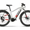VTC Électrique Haibike Trekking 7 I630Wh Shimano Deore M5100 11V Gris / Rouge Mat 2022