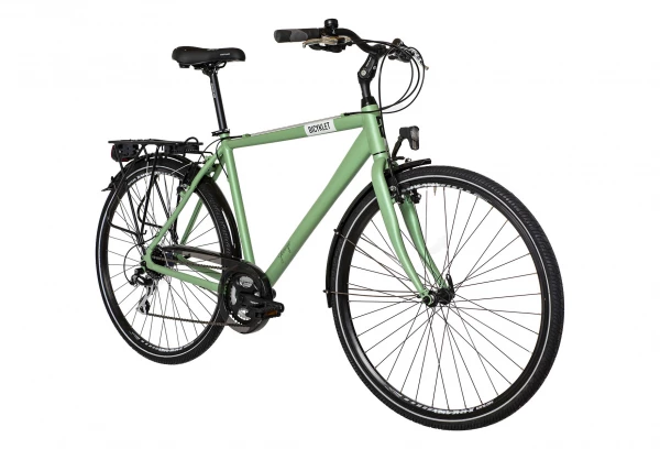 Vélo De Ville Bicyklet George Shimano Acera/Tourney 8V 700 Mm Vert Wood 2022 4 Vélo De Ville Bicyklet George Shimano Acera/Tourney 8V 700 Mm Vert Wood 2022 – Image 2