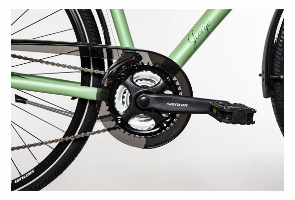 Vélo De Ville Bicyklet George Shimano Acera/Tourney 8V 700 Mm Vert Wood 2022 8 Vélo De Ville Bicyklet George Shimano Acera/Tourney 8V 700 Mm Vert Wood 2022 – Image 6