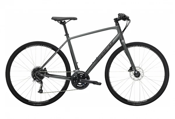 Vélo Fitness Trek FX 2 Disc Shimano Acera/Altus 9V 700 Mm Gris Lithium 2022 3 Vélo Fitness Trek FX 2 Disc Shimano Acera/Altus 9V 700 Mm Gris Lithium 2022