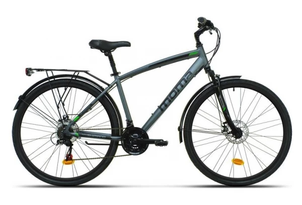 VTC Moma Bikes Trekking Pro 28'' Shimano 21V Gris 4 VTC Moma Bikes Trekking Pro 28'' Shimano 21V Gris – Image 2
