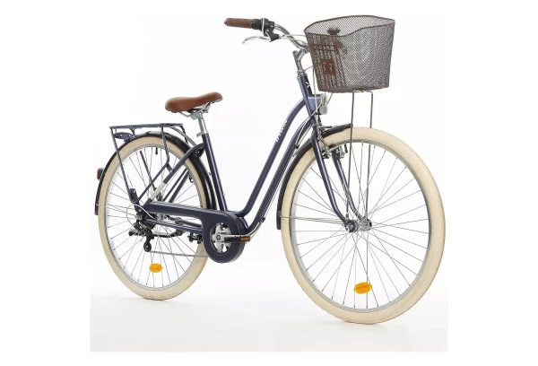 Velo De Ville BTWIN Elops 520 Cadre Bas Bleu Nuit 4 Velo De Ville BTWIN Elops 520 Cadre Bas Bleu Nuit – Image 2