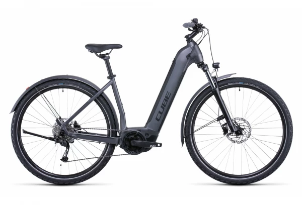 VTC Électrique Cube Nuride Hybrid Performance 500 Allroad Easy Entry Shimano Alivio 9V 500 Wh 700 Mm Gris Graphite 2022 3 VTC Électrique Cube Nuride Hybrid Performance 500 Allroad Easy Entry Shimano Alivio 9V 500 Wh 700 Mm Gris Graphite 2022
