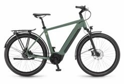 Vélo De Ville Électrique Winora Sinus R8f Eco Gents Shimano Nexus 8V 500 Wh 650b Vert 2022