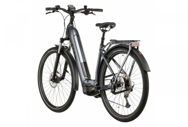 Vélo De Ville Électrique Cube Touring Hybrid Pro 500 Easy Entry Shimano Deore 11V 500 Wh 700 Mm Gris Metallic 2022 7 Vélo De Ville Électrique Cube Touring Hybrid Pro 500 Easy Entry Shimano Deore 11V 500 Wh 700 Mm Gris Metallic 2022 – Image 5