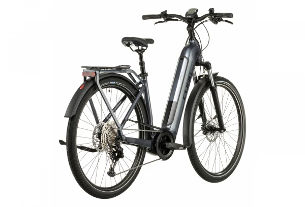 Vélo De Ville Électrique Cube Touring Hybrid Pro 500 Easy Entry Shimano Deore 11V 500 Wh 700 Mm Gris Metallic 2022 8 Vélo De Ville Électrique Cube Touring Hybrid Pro 500 Easy Entry Shimano Deore 11V 500 Wh 700 Mm Gris Metallic 2022 – Image 6