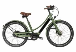 Vélo De Ville Électrique Reine Bike Cadre Bas Connecté Enviolo City CT 504Wh 26'' Vert Khaki 2022 Vert / Kaki